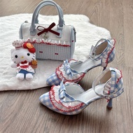 Elegant Lolita high heels with pointed toe
