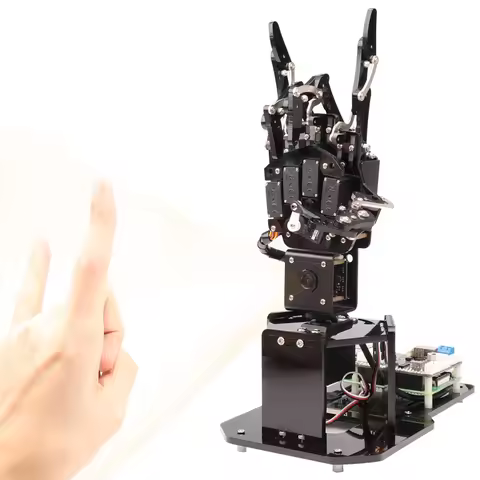 Hiwonder Dexterous Hand Uhandpi Manipulator Palm Robot Visual Somatosensory Recognition Raspberry Pi