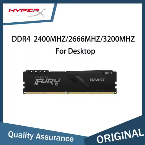 Kingston Fury Beast DDR4 8GB 16GB 3200MHZ Desktop Memory 288Pin DIMM DDR4 RAM Desktop Memory Single 