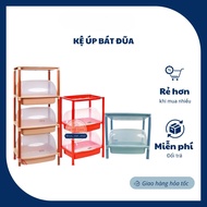 Viet Nhat bowl and chopsticks shelf, cupboard with lid, cheap price. Super Durable 3-storey, 4-store