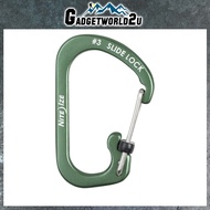Nite Ize SlideLock Carabiner Aluminium #3 (Olive) CSLA3-08-R6