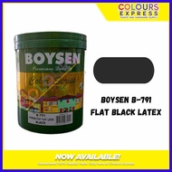 Boysen~mV%B-791)rK#]S#Flat]l#Black]iU#Latex]ef$Paint^wD$-^CW$Available in 4L and 16L sizes