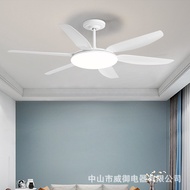 HAISHI24 Fan With Light Bedroom Inverter With LED Ceiling Fan Light Simple DC Power Saving Ceiling Fan Lights (MZ)