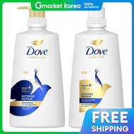 Dove(โดฟ) | โดฟ อนเทนส รแพร (แชมพ 680 มล. + ครมนวดผม 660 มล.)