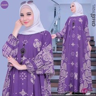 KAFTAN SUPER JUMBO WANITA BATIK BUSUI ZIPPER GAMIS MURAH SUPER BEST SELLER / Gamis tiedye
