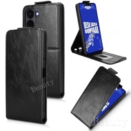 For Tecno SparkGO3 5G Flip Up and Down Skin Leather Phone Case Smooth Card Slot For Tecno Spark GO 3