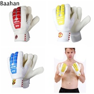 BAAHAN 1 Pair ลาเท็กซ์ ถุงมือผู้รักษาประตูโกล ป้องกันนิ้วมือ กันลื่น ถุงมือเด็ก goalie ถุงมือผู้รักษ