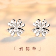 PT950 Platinum Earring Studs for Women, 18K White Gold, Hypoallergenic, Sleep-Friendly, Minimalist