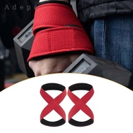 Adepe 2x Weight Lifting Straps Figure 8 for Gym Workout Enthusiasts Weightlifters