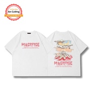 Men's and women's t-shirts, high-quality loose-form unisex t-shirts, loose sleeves, round neck, made