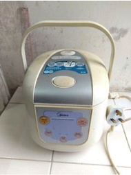 美的香港版迷你電飯煲，便攜電飯煲，小型家庭，內膽可拆清洗，0.63L#mini electric rice cooker