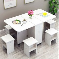 摺疊餐桌 廚房儲物櫃 移動摺疊桌 伸縮餐枱 飯桌 飯檯 Dining table 包送貨