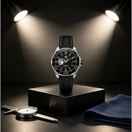 Automatic Watch for Men Minimalist Casual Leather Strap Wrist Watch&**&-*-* 9CX7***- TTLA