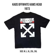 Offwhite Kaws Head-1973. T-Shirt