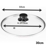 🍓 20cm/24cm/26cm/28cm/30cm/Tempered Glass Pan wok Glass Lid Pan wok Cover/Pot Cover 玻璃盖 锅盖 煎盘盖