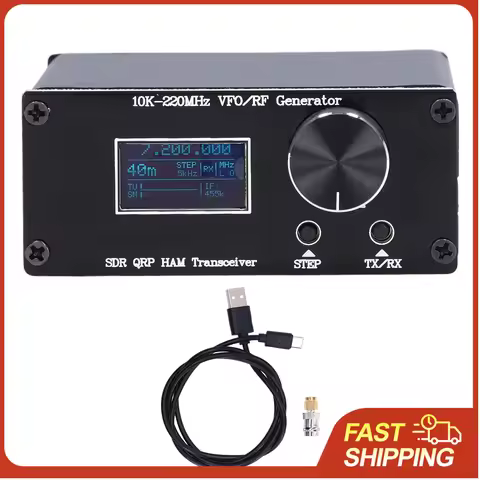 QRP HF Transceiver HAM Frequency Oscillator VFO RF Generator 10K‑220MHz Frequency Oscillator