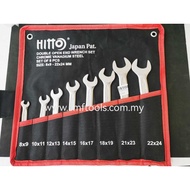 Double Open End Spanar Spanner Wrench 8-24mm 8 PCS