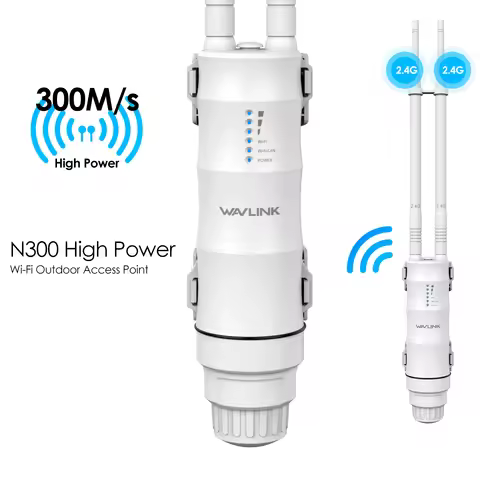 Wavlink N300 300Mbps Wireless Wifi Repeater Outdoor Long Range 2.4G Wireless Wifi Router Extender PO