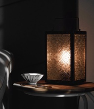 海棠花復古玻璃調節燈