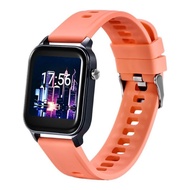 digitec runner jam tangan smart watch touchscreen silikon strap - orange