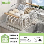 碗碟收納架碗架304不銹鋼廚房置物架瀝水籃放碗筷碗盤瀝水架