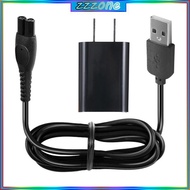 zzz Electric Shaver Power Cable Set for S3000 S1000 with 2-Contact Charging End