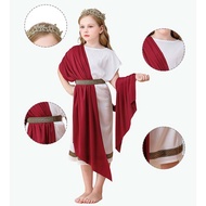 Children's Ancient Greek Goddess Costume Princess Costume Role Play Girl Roman Greek Egyptian Robe D