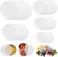 Pack of 25 Lids for Cans 400 g, 800 g for Pet Food, Canning Lids in 5 Different Sizes, Universal Lid
