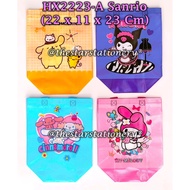 (1 Piece) Sanrio Sack Bag 22 x 23 x 11 / Sanrio Gift Bag / GXIMP Sack Bag HX2223-A Small (1 Piece)
