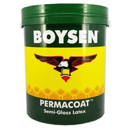 Boysen Permacoat Semi-Gloss Latex B-7501 Tulle White 16 Liters