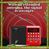 M-62 Rechargeable Digital Music Player / FM Radio microSD Slot Mini Portable Spearker FM Radio