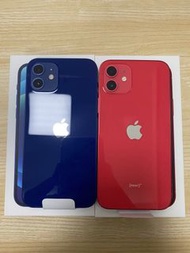 iPhone 12 64GB 藍色/紅色 幾乎全新100%電池健康度 Blue and Red Colour Look Like New 100%battery health
