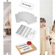 Foldable Growth Chart Mirror for Wall 3 in 1 Children'S Growth Chart Mirror
