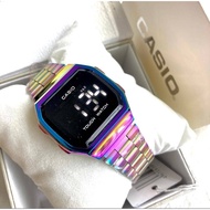 Casio Wanita Touch digital Watch Jam Casio Perempuan Stainless steel