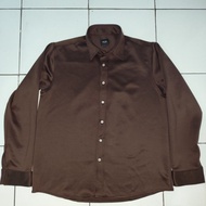 KEMEJA Signore Dark Brown Shirt