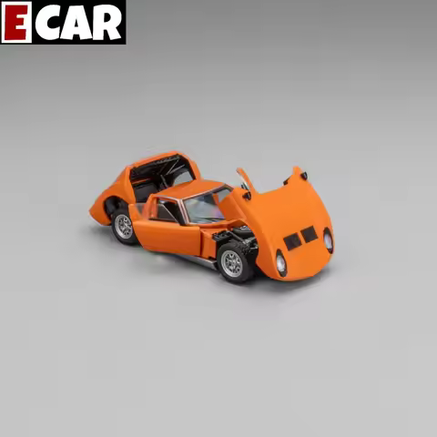Element Car Model Classic Luxury 1:64 Miura Fully Open Car Model,Can Opened Doors+Front Cover+Rear C