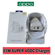 OPPO 65W GaN SUPERVOOC SUPERDART TYPE-C USB-C FAST CHARGER WITH FAST CHARGING DATA USB CABLE UK 3PIN PLUG