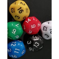 16-Sided Dice Numbers 1-16 Lottery Station Two-Color Ball Sieve Props Lucky Ball Board Game Running 
