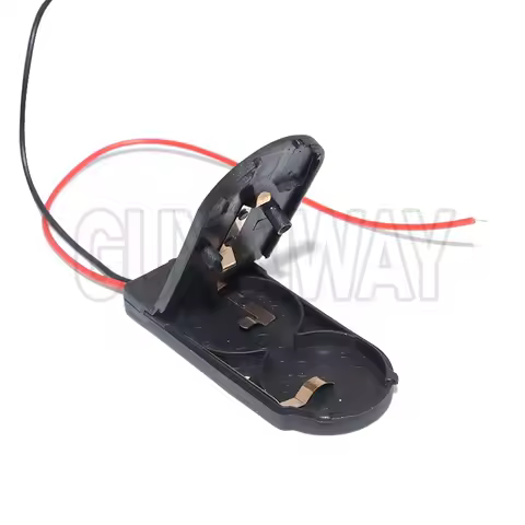 New 1/2/5pcs CR2032 Button Coin Cell Battery Socket Holder Case Cover With ON/OFF Switch 3V x2 6V Ba