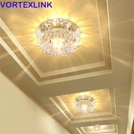VORTEXLINK Balcony lamp, 3W Crystal LED Ceiling Lights, Multicolor Downlight Aisle Flush 220V Modern