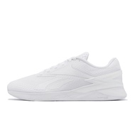 Reebok Training Shoes Nano X3 All White Fitness Retraining Men's Women's Professional Style [ACS] 10
