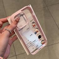 Shockproof Cartoon Cute Crayon Shin-Chan Case Vivo Z11 Z11X T5 Pro 5G Y11d Y31d Pro Y05 V70 Fe iQOO 