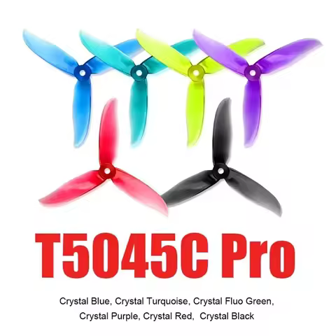 2 Pairs Dalprop Cyclone T5045C PRO 5045 3 Blades 5x4.5 CW CCW Propeller for RC Quadcopter Drone Raci