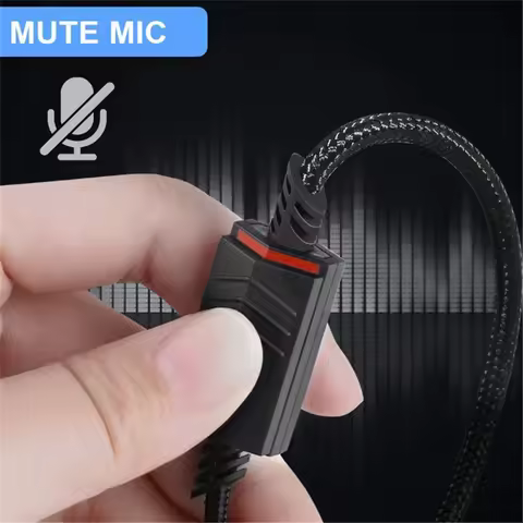 Replacement For Astro A10 A40 Cable Inline Mute Cord For Gaming Headsets Cable Line For Xbox For PS4