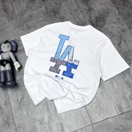 MLB NY 100%Original Cotton Sleeve Short Sleeves Tshirt Couple Tshirts Bottoming Shirt Round Neck Tsh