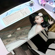 Korean Singer IU Mouse Pad Rubber Thicken Overlock Gaming Table Mat Office Computer Keyboard Pad PC 