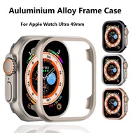 Aluminium Alloy Frame Metal Case for Apple Watch Ultra 49mm Anti-scratch Watch Cover