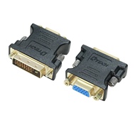 DVI to VGA Adapter DVI-D Male to VGA Female Converter 1080P Video Connector 24+1 Pin for Monitor Com