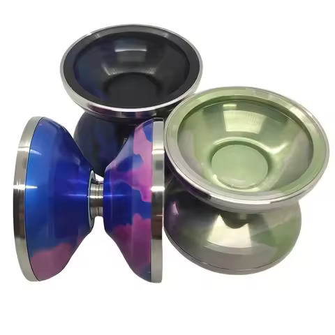 YoYo Professional Unresponsive Three colors available Yoyo Aluminum Alloy Alloy Ring yoyo Ball Toys(