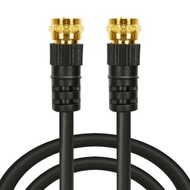 Comgil high-definition TV antenna cable 10M set-top box VTR digital HDTV gold-plated screw-type connector data transmission connection cable